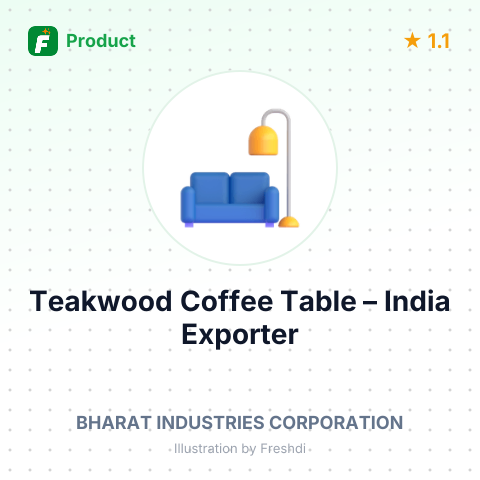 Teakwood Coffee Table – summary card, no photo uploaded yet