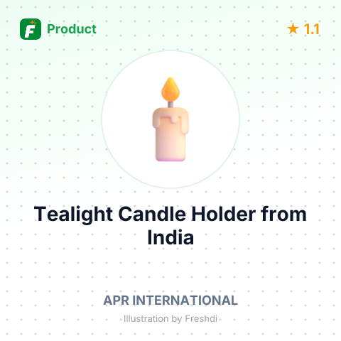 Tealight Candle Holder – summary card, no photo uploaded yet
