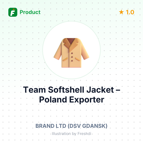 Team Softshell Jacket – summary card, no photo uploaded yet