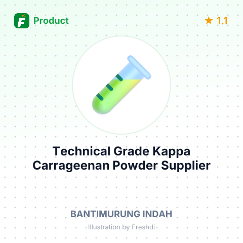 Technical Grade Kappa Carrageenan Powder – summary card, no photo uploaded yet