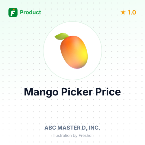 Telescopic Aluminum Mango Picker – summary card, no photo uploaded yet