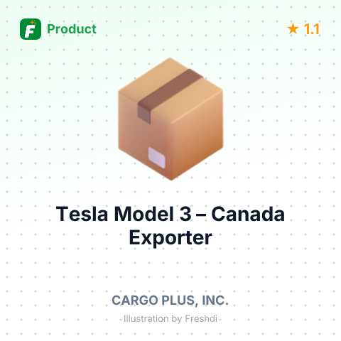 Tesla Model 3 – summary card, no photo uploaded yet