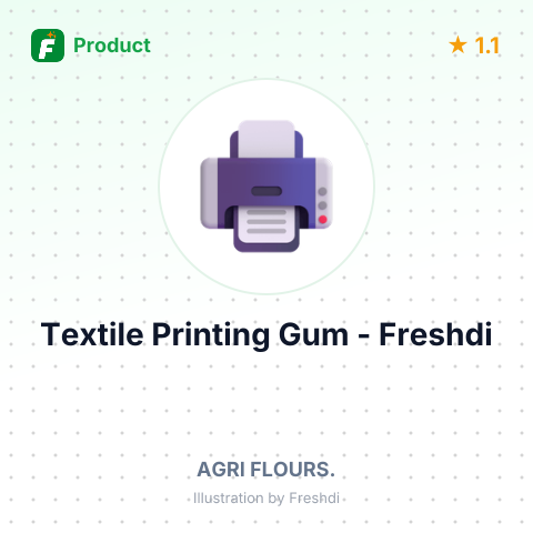 Textile Printing Gum – summary card, no photo uploaded yet