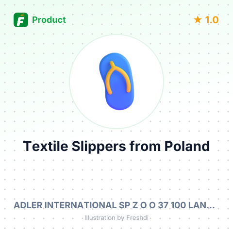 Textile Slippers – summary card, no photo uploaded yet