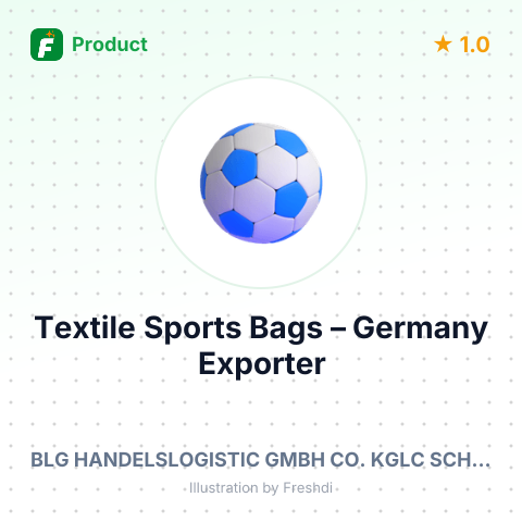 Textile Sports Bags – summary card, no photo uploaded yet