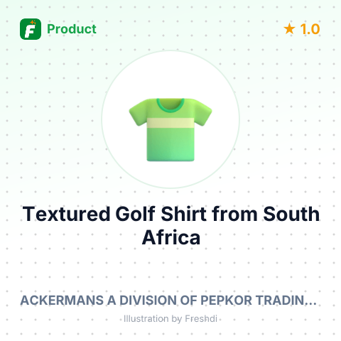 Textured Golf Shirt – summary card, no photo uploaded yet