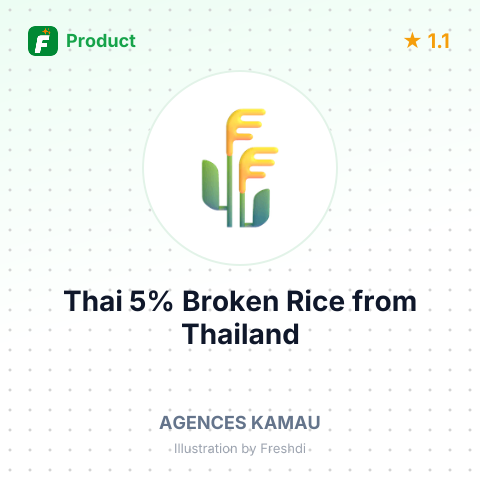 Thai 5% Broken Rice – summary card, no photo uploaded yet