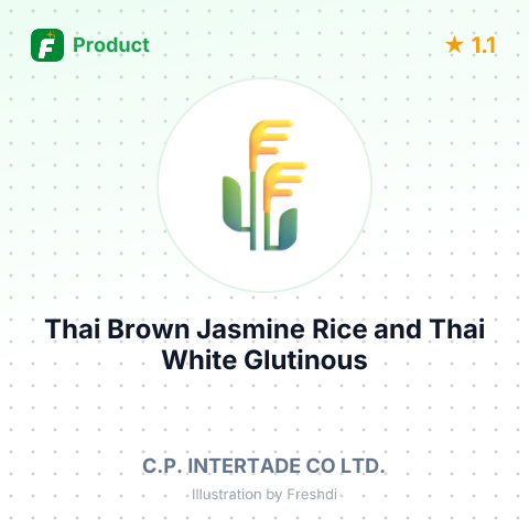 Thai Brown Jasmine Rice and Thai White Glutinous Rice – summary card, no photo uploaded yet