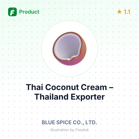 Thai Coconut Cream – summary card, no photo uploaded yet