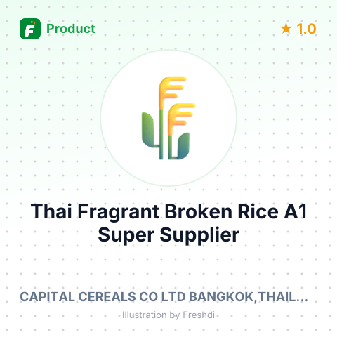 Thai Fragrant Broken Rice A1 Super – summary card, no photo uploaded yet