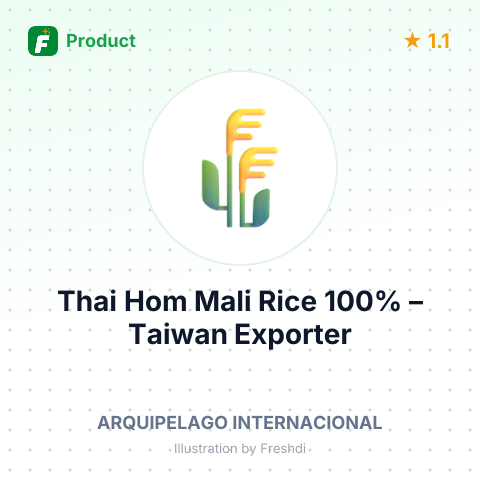 Thai Hom Mali Rice 100% – summary card, no photo uploaded yet
