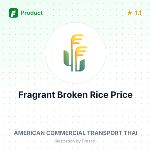 Thai Hom Mali Rice (Fragrant Broken Rice) 2024 Crop – summary card, no photo uploaded yet