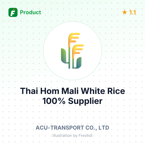 Thai Hom Mali White Rice 100% – summary card, no photo uploaded yet