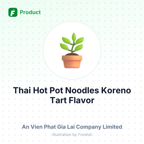 Thai Hot Pot Noodles Koreno Tart Flavor – summary card, no photo uploaded yet
