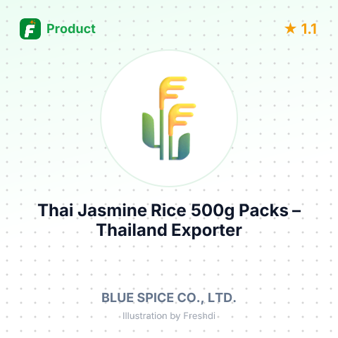 Thai Jasmine Rice 500g Packs – summary card, no photo uploaded yet