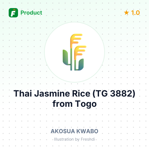 Thai Jasmine Rice (TG 3882) – summary card, no photo uploaded yet