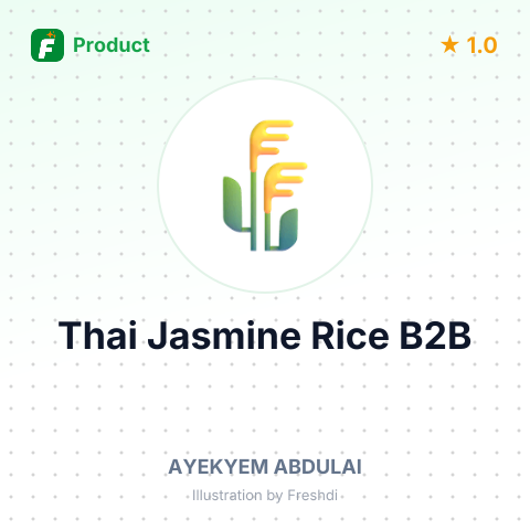 Thai Jasmine Rice – summary card, no photo uploaded yet