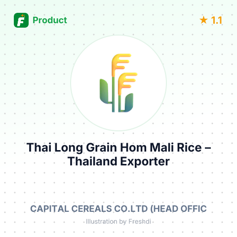 Thai Long Grain Hom Mali Rice – summary card, no photo uploaded yet