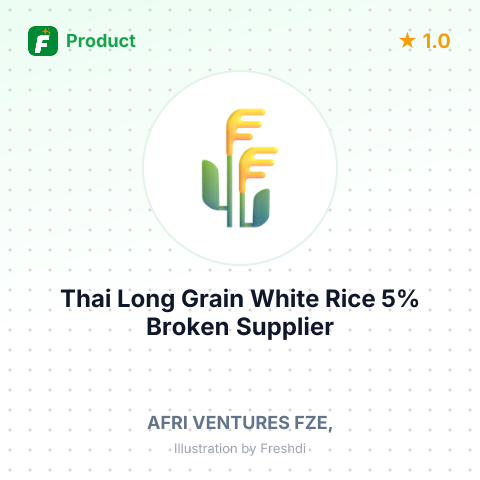 Thai Long Grain White Rice 5% Broken – summary card, no photo uploaded yet