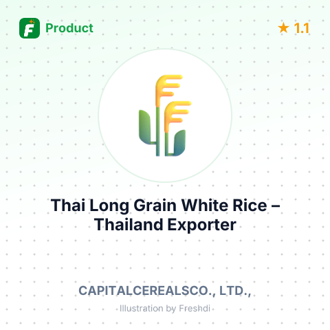 Thai Long Grain White Rice (6.32% Broken) – summary card, no photo uploaded yet