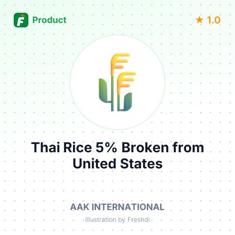 Thai Rice 5% Broken – summary card, no photo uploaded yet