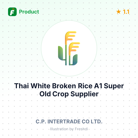 Thai White Broken Rice A1 Super Old Crop – summary card, no photo uploaded yet