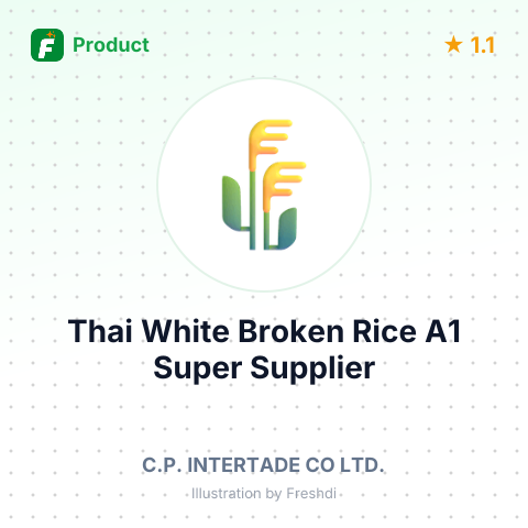 Thai White Broken Rice A1 Super – summary card, no photo uploaded yet