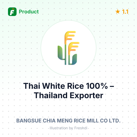 Thai White Rice 100% – summary card, no photo uploaded yet
