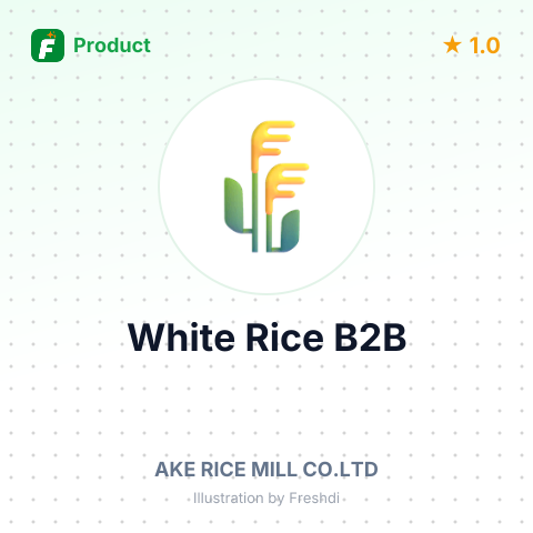 Thai White Rice 25% Broken – product summary card, no photo uploaded yet
