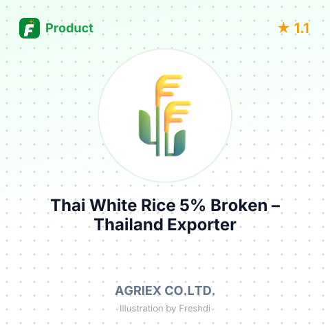 Thai White Rice 5% Broken – summary card, no photo uploaded yet