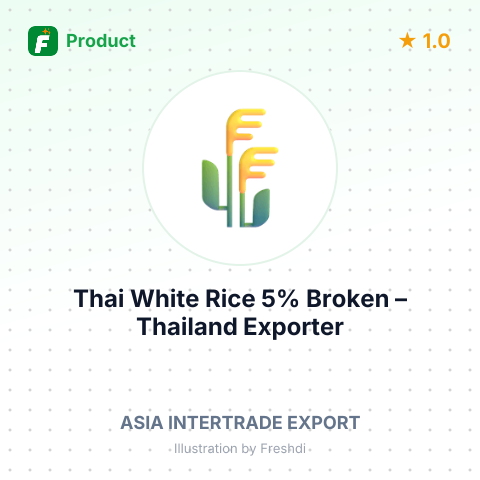 Thai White Rice 5% Broken – summary card, no photo uploaded yet