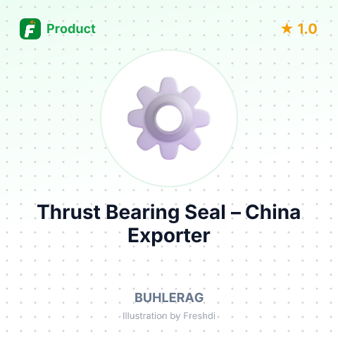 Thrust Bearing Seal – summary card, no photo uploaded yet