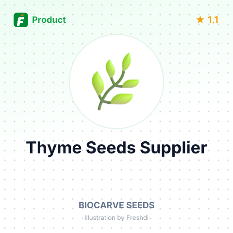 Thyme Seeds – summary card, no photo uploaded yet