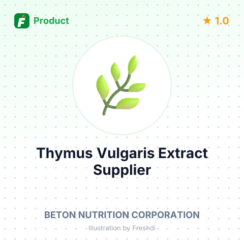 Thymus Vulgaris Extract – summary card, no photo uploaded yet