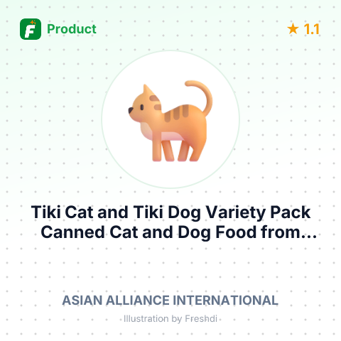 Tiki Cat and Tiki Dog Variety Pack Canned Cat and Dog Food – summary card, no photo uploaded yet