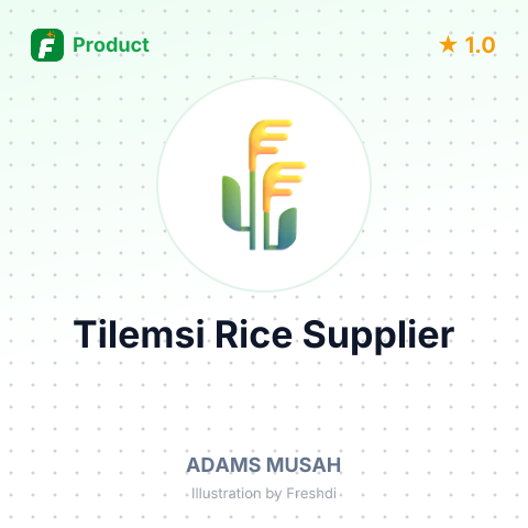 Tilemsi Rice – summary card, no photo uploaded yet