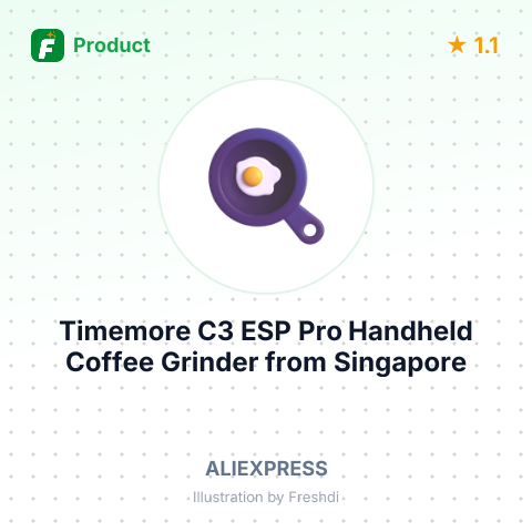 Timemore C3 ESP Pro Handheld Coffee Grinder – summary card, no photo uploaded yet