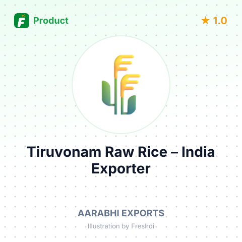 Tiruvonam Raw Rice – summary card, no photo uploaded yet