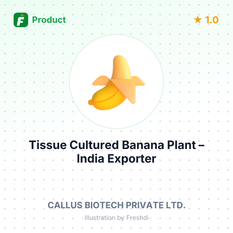 Tissue Cultured Banana Plant – summary card, no photo uploaded yet