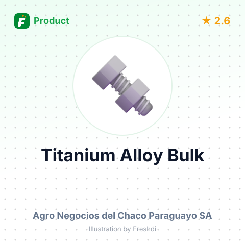 Titanium Alloy – summary card, no photo uploaded yet