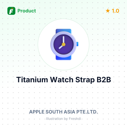 Titanium Watch Strap for Apple Watch 49 – summary card, no photo uploaded yet