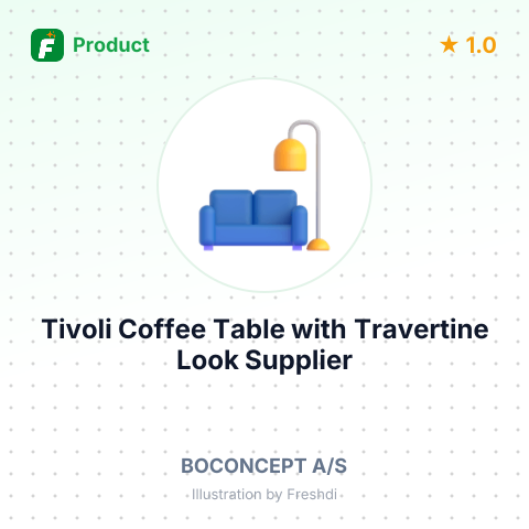Tivoli Coffee Table with Travertine Look – summary card, no photo uploaded yet