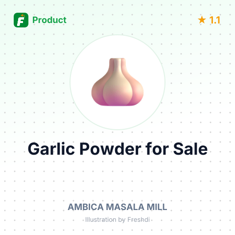Toasted Garlic Powder – summary card, no photo uploaded yet