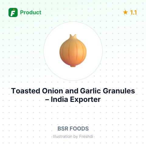 Toasted Onion and Garlic Granules – summary card, no photo uploaded yet