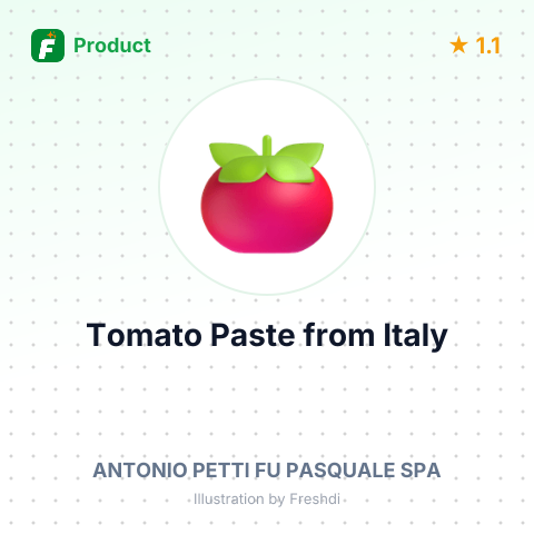 Tomato Paste – summary card, no photo uploaded yet