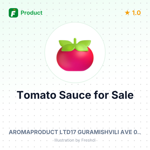 Tomato Sauce Satsebeli – summary card, no photo uploaded yet