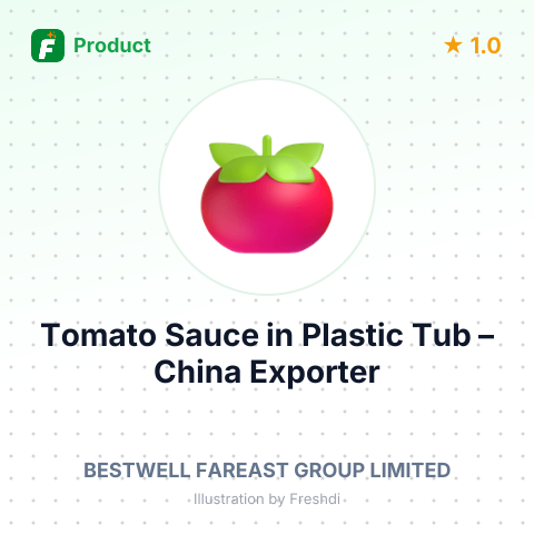 Tomato Sauce in Plastic Tub – summary card, no photo uploaded yet