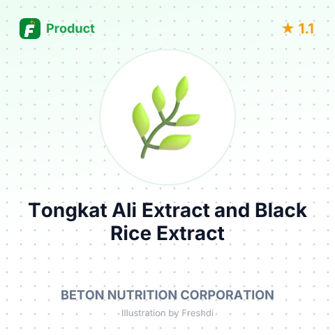Tongkat Ali Extract and Black Rice Extract – summary card, no photo uploaded yet