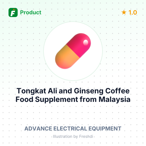 Tongkat Ali and Ginseng Coffee Food Supplement – summary card, no photo uploaded yet