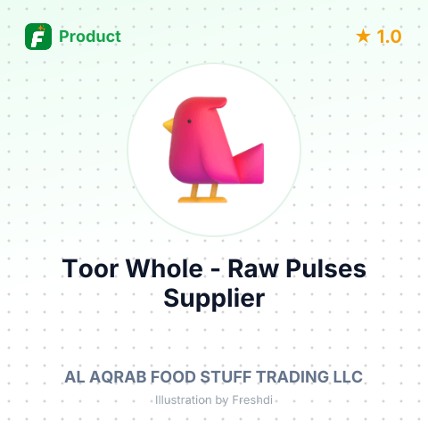 Toor Whole (Pigeon Peas) - Raw Pulses – summary card, no photo uploaded yet